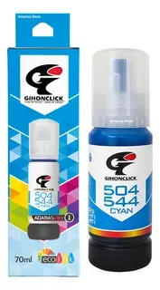 TINTA GENÉRICO GIHONCLICK 100231 AZUL 70ML PARA L110/L200/L210/L300/L350/L355/L555/L550/L800